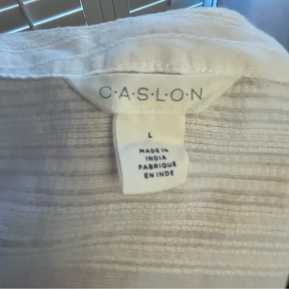 Caslon Women's white Short Sleeve Top - Picture 5 of 6
